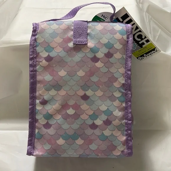 Arctic zone NWT Insulated Lunch Bag bag Velcro strap pink, purple and blue - Picture 5 of 7